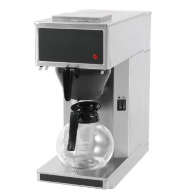 China Warning function; Commercial Repeat Pad Hotel Restaurant Equipment Supplies Coffee Machine 2*1.8L Glass Pot For Deli for sale