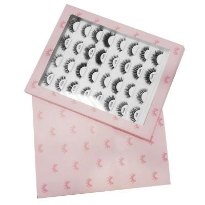 China Full Volume Silk Eyelashes Private Label with Silk Highlights and Silk False Eyelashes False Eyelashes for sale