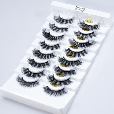 China Natural Long Natural Volume Strip Lashes Wink Winged Dual Density Curl Strip Lashes Wholesale Eyelash Extensions c d for sale