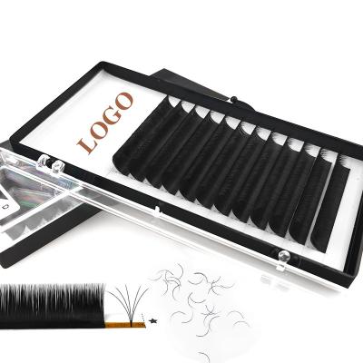 China Individual Lash Extensions High Quality Classic Individual Eyelash Extension Long Volume Wholesale Natural Easy To Graft Classic Strands for sale