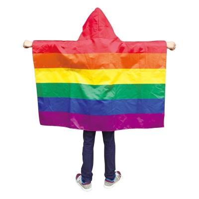 China Nonprofit Organizations Gay Rainbow Pride Fans Parade Activities March Event Flag Cap GAME LGBT 90*150cm High Quality Digital Printing American Flag for sale