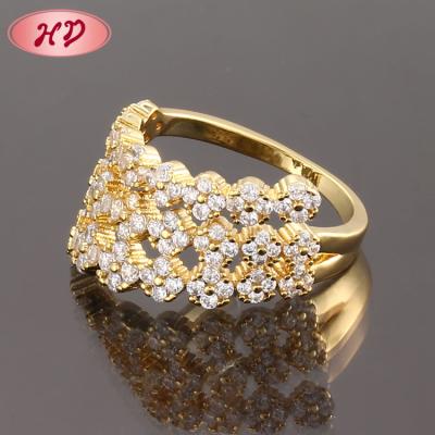 China CLASSIC Saudi Arabia Gold Full Ring Design Women Jewelry Gold Ring, Peacock Design Ring for sale