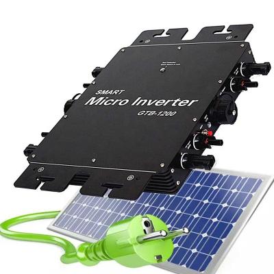 China On-Grid Solar System Micro Grid Solar Tie Inverter System On Grid Microinverter 1200W Micro Inverter Solar Communication Stand By Mobile WIFI APP for sale