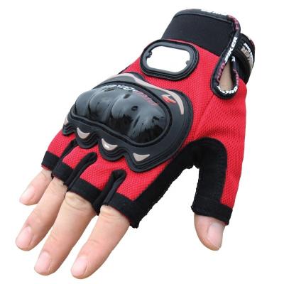 China Hot Sale Wholesale Half-finger Biker Half Finger Sports Casual Motorcycle Bike Gloves for sale