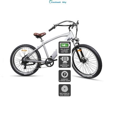 China Aluminum Alloy Electric Road Unisex Bike With 26 In 250W Motor Powerful Alloy Frame Lightweight for sale