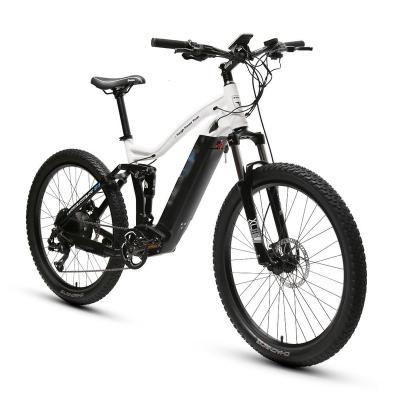 China Mid Drive 27.5 Full Aluminum Alloy Mountain Bike Electric Suspension Mountain Bike 500w Mountain Bike for sale