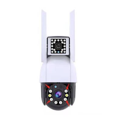 China Human Motion Tracking Smart Home IPC360 APP 2MP Outdoor Night Vision WiFi 2.8mm+8mm Double Lens Gun Ball Linkage IP PTZ Camera for sale