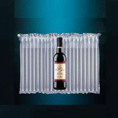 China Protective PE Shock Inflatable Wine Bottle Air Column Air Column Roll To Protect Transportation for sale