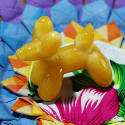 China China Crystal Animal Carving Wholesale Natural Crystal Dog Carving Crystal Balloon Dog for sale