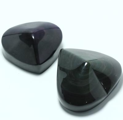 China Europe Hand Carved Wholesale Polished Natural Stone Star And Heart Shape Obsidian Crafts For Decoration Home Ornament for sale