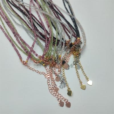 China China Hot Sale Faceted Crystal Beads Necklace Crystal Beaded Scarf Crystal Necklace for sale