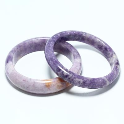 China Purple Mica Crystal Quartz Bracelet China Elegant Women Classic Gemstone Thin Bracelet Quartz Crystal Bracelets For Gifts for sale