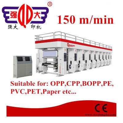 China Bill Printer ASY-E Model 1050 Mm 8 Color Rotogravure Printing Machine for sale