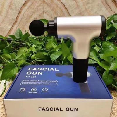 China Body Muscle Massage Gun fh320 Deep Tissue Massager Vibrating Fascial Gun Body Massager Exercise Muscle Relax Pain Relief Body Training for sale