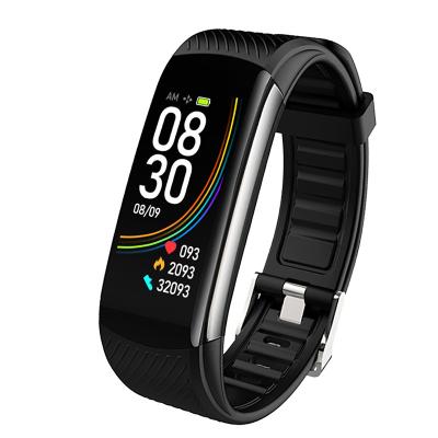 China OLED C6T Multifunctional Smart Watch Sports Monitoring Body Temperature Detecting Heart Rate Multifunctional Wristband Unisex Watch for sale