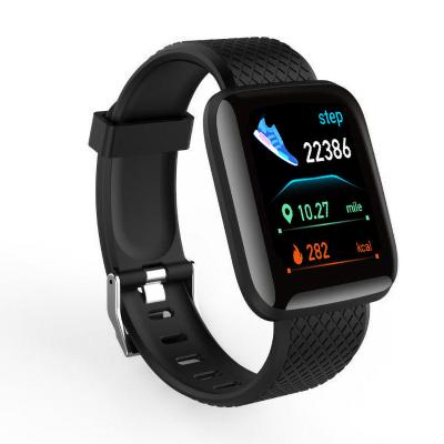 China COMPASS Smartwatch 116plus sports watch with heart rate and blood pressure monitoring, for Android and IOS, female and male for sale