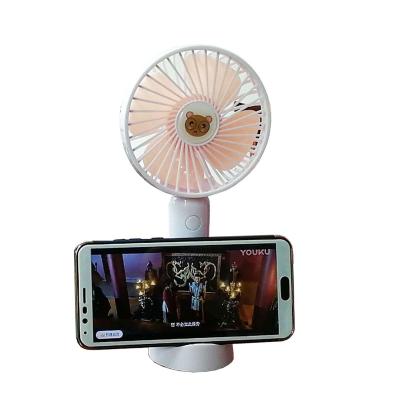 China Mini USB Hotel Fan Small Rechargeable Portable Electric Handheld Desktop Fan Summer Practical Air Cooling Support Fan for sale