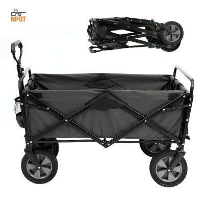 China NPOT Outdoor Garden Folding Cart Outdoor Folding Utility Cart With Table for sale