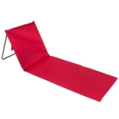 China Foldable Beach Mat Outdoor Beach Lounger Mat Beach Couch Mat with Adjustable Backrest for sale