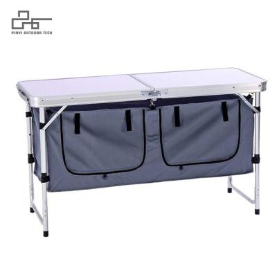 China NPOT Outdoor Outdoor Kitchen Cupboard Cabinet Folding Portable Camping Camp for sale