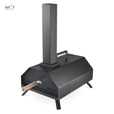 China NPOT Custom Easily Cleaned Portable Hardwood Pellet Pizza Oven Garden Pizza Oven for sale