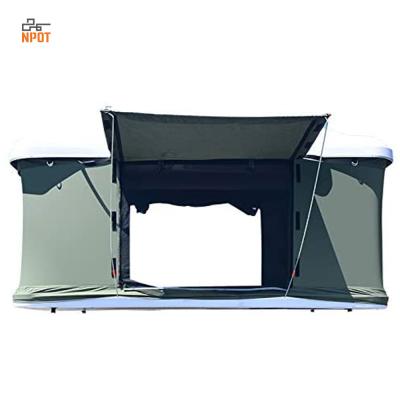 China 50+ Hardshell 50+ Waterproof Roof Top Car Roof Top Tent Outdoor Camping Roof Tent for sale