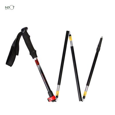 China Universal EVA and CORK Grip NPOT Walking Stick for Walking Ultra Light Trekking Poles for sale