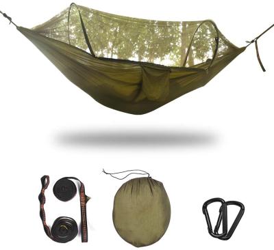 China Mosquito net included automatic camping hammock with net supports 770 lbs. for sale