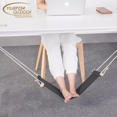 China YUETOR Mini Office Foot Rest Stand Convenient Portable Adjustable Hammock for sale