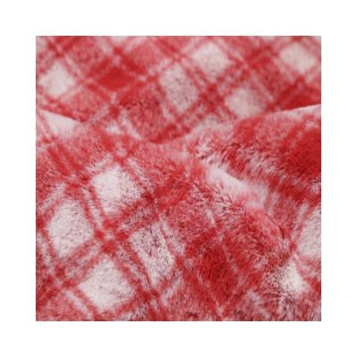 China Factory direct sale custom made colors winter warm soft Microsoft plush fur fabric price for sale