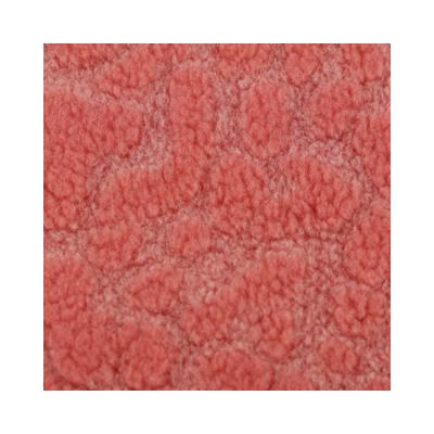 China 2022 Hot Selling Red Fluffy Plush Fabric Soft Plush Fabric Eco Friendly Good Quality Flame Retardant for sale