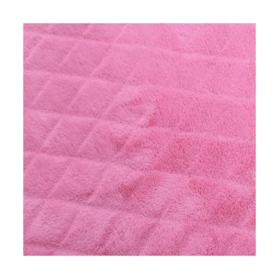 China Flame Retardant Customized Chinese Soft Fabric For Blankets Embossed Knitting Polyester Printed Fabric for sale