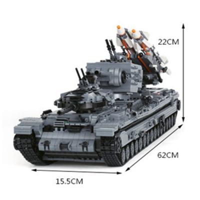 China Creative Toy Construction Toy XingBao 06006 3663Pcs KV-2 Series Military Tank MOC Set Educational Building Blocks Kids Bricks Toys Model Gif for sale