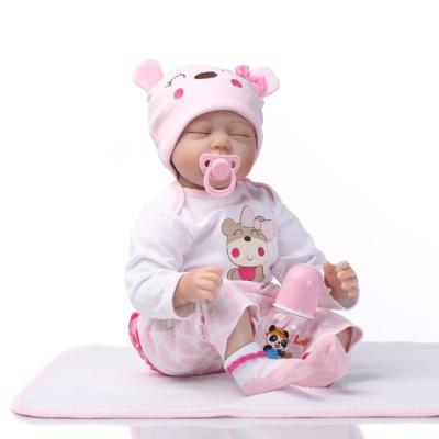 China Doll Limbs Can Be Doll Active Limbs Can Be Reborn NPK Dolls 18inch 43cm Active Soft Silicone Doll Lifelike Realista Bonecas Shape Plamates Gift Sleeping Baby for sale