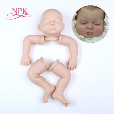 China Charlotte Colotr Doll DIY TOY NPK 20inch Vinyl Soft Doll Colotr Doll DIY TOY Real Touch Reborn Kit Parts Unfinished Doll Suit for sale