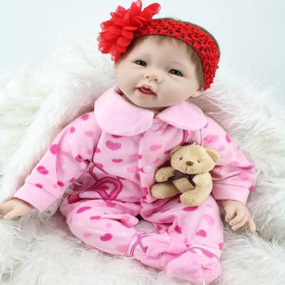 China Doll Limbs Can Be Doll Active Limbs Can Be Reborn Realistic NPK 22Inch Silicone Babies Doll Bonecas Princesas Active Doll For Girl Toys Lifestyle For Christmas Gift for sale