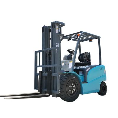 China TDER 4 Wheel Electric Forklift Truck Mini 1.5 Ton 2 Ton 2.5ton 3t 3 Tons for sale