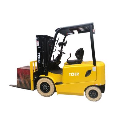 China Tider 2000 kg 3000 kg environmental solid tire 48v battery forklift fb20 fb30 small electric forklift for sale