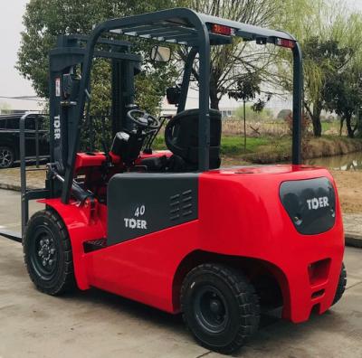 China TDER forklift truck electric 3tonne 3.5tonne 3-6m lifting height battery forr lifter forklift price for sale