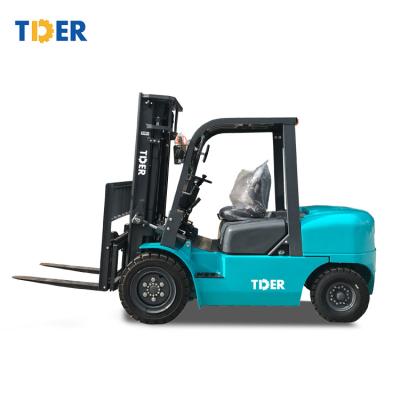 China TDER Mini warehouse truck forlift 1ton 1.5ton diesel forklift 3m 4m 6m mast optional for sale