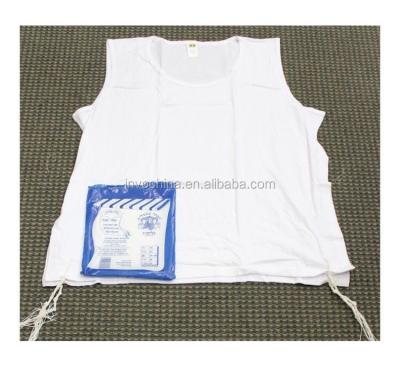 China 2017 high quality anti-pilling cotton 100% white color tzitzit knitwear for Jewish Judaica for sale