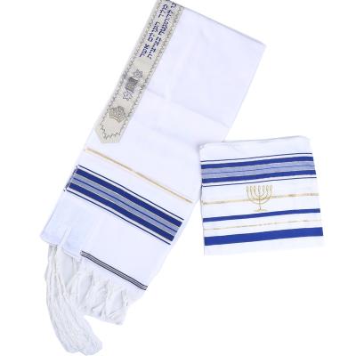 China White With Black Stripes Tallit Ortodox Jewish Prayer Shawl With Bag72*22inch for sale