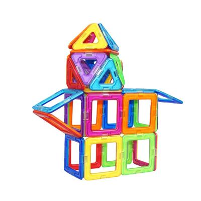 China Construction Toy Preschool DIY Magnetic Toy Blocks Building Kit Plastic Building Learning Toys For Children Kids for sale