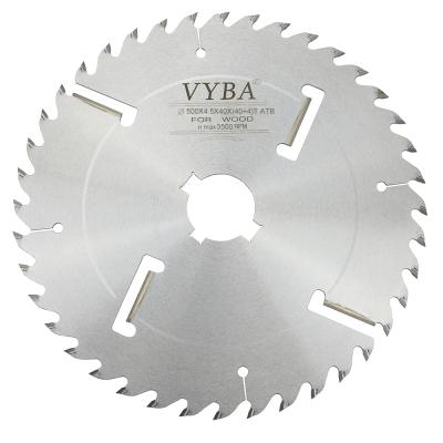 China Large size lfe 500mm manufacturer longest soft cut and rip raker saw blades for wet fresh wood for sale