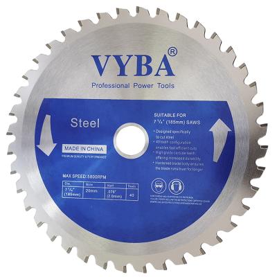 China 185x40T Cutting Angle Iron CTT Cutting Saw Blade for Mild Steel Angle Iron and Sandwich Panels for sale