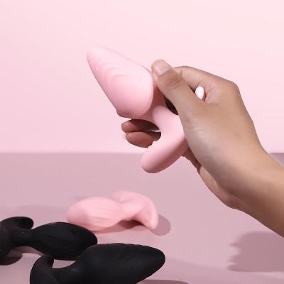 China Silica gel Wholesale of remote controlled vibrating anal tamponade prostate massager for men and women, vibrating rod products for sale