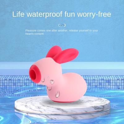 China Five frequency suction Sucking Ambiguous Rabbit Women's Equipment Jumping Tide, Pleasant and Cute Shape, Masturbation, Adult Sexual Products for sale