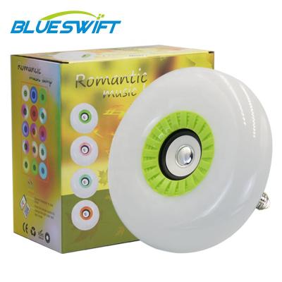 China LED Blueswift Indoor Music Light Bulb Remote Control Color Changing 48W Aluminum PC for sale