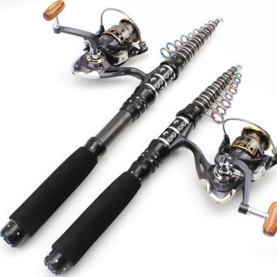 China 2022 Fishing Rod Telescopic Carbon Fiber Saline Fishing Rod 1.5m 1.8m 2.1m 2.4m 2.7m 3.0m Sea Fishing Weihai Amazon Supplier for sale