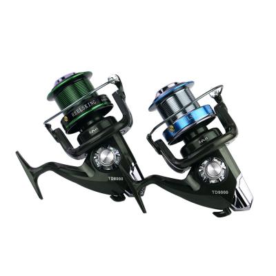 China Professional Cheap Outdoor Angler JIUHE Spinning Reel Spinning Fishing Line Straight Wheel Wheel for sale